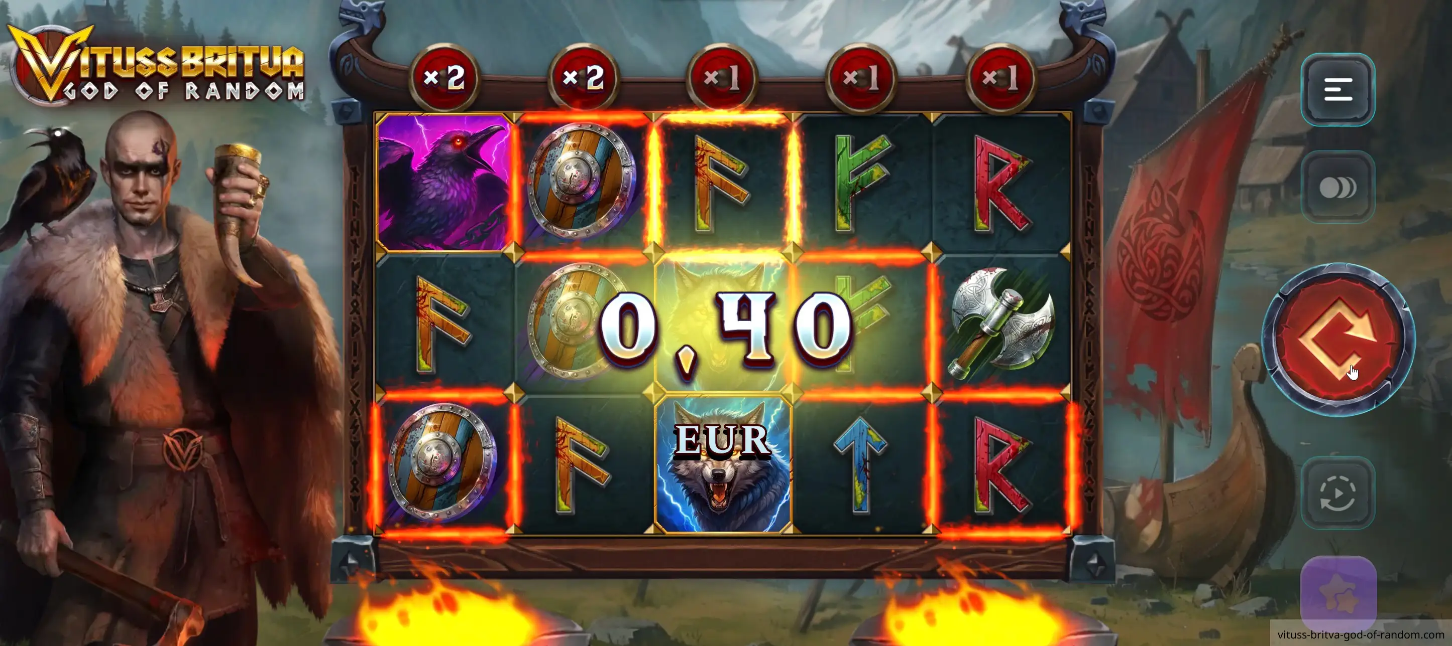 Basic strategies for playing the Vituss Britva God of Random slot